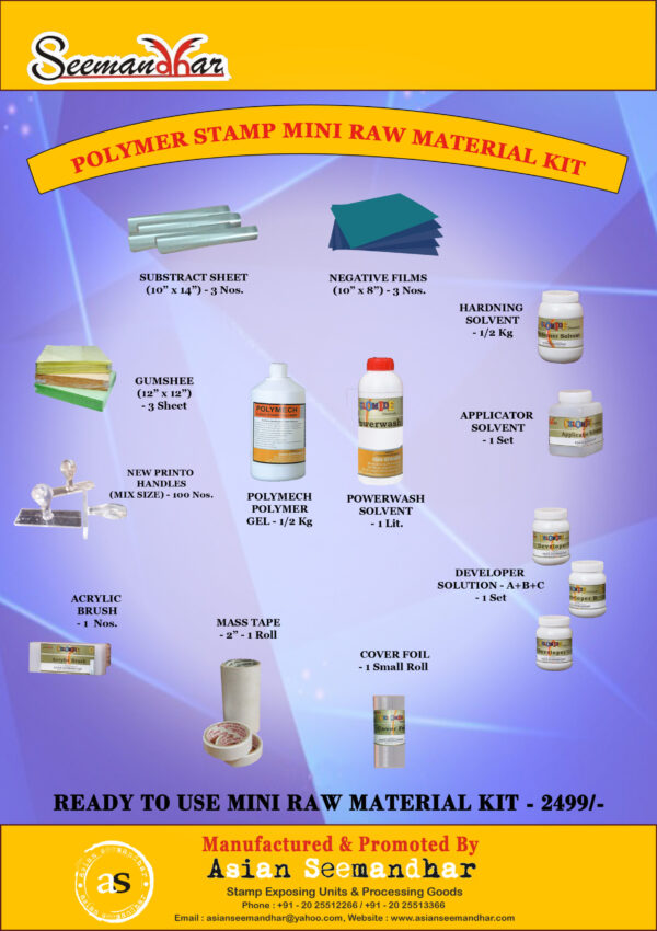 Polymer Stamp Mini Raw Material Kit